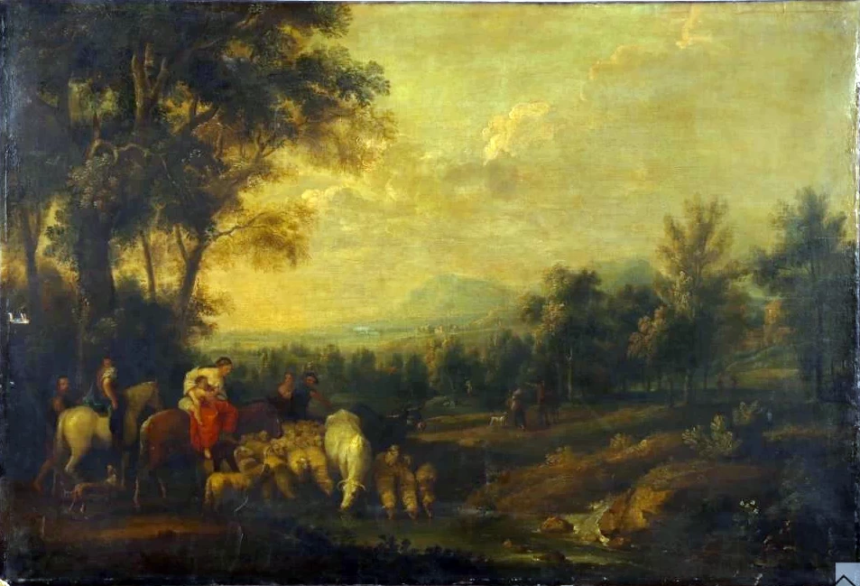 Paesaggio - attribuito